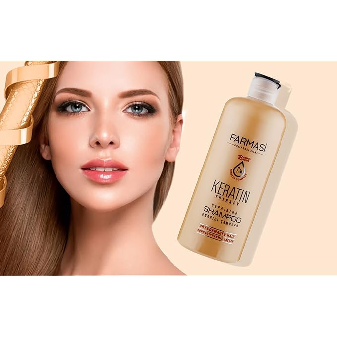 FARMASI Keratin Therapy Repairing Shampoo, 360 ml./12.1 fl.oz. - Image 3