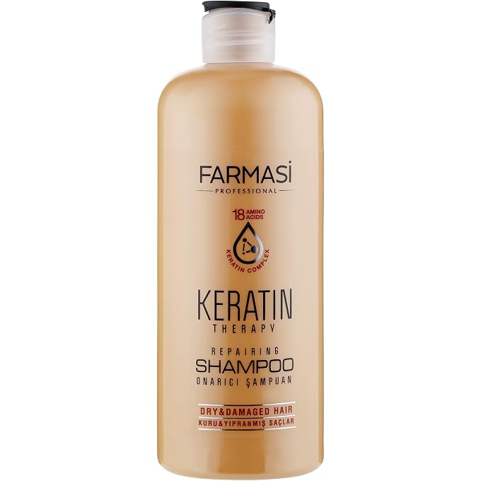 FARMASI Keratin Therapy Repairing Shampoo, 360 ml./12.1 fl.oz. - Image 1