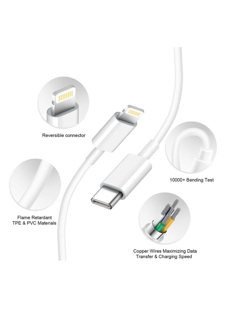 Generic - iPhone 14 pro max12 13 14 Fast Charger 【Apple MFi Certified】Lightning Cable 20W PD USB C Wall Charger 2-Pack 6FT Fasting Charging Adapter Compatible with iPhone 14 /14 Pro Max/13/13Pro/12/12 Pro/11 - Image 1