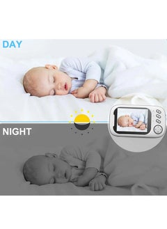 Generic Wireless Video Baby Monitor,3.5 Inches Night Vision LCD Two Way Call  - Image 2