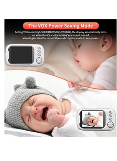 Generic Wireless Video Baby Monitor,3.5 Inches Night Vision LCD Two Way Call  - Image 4