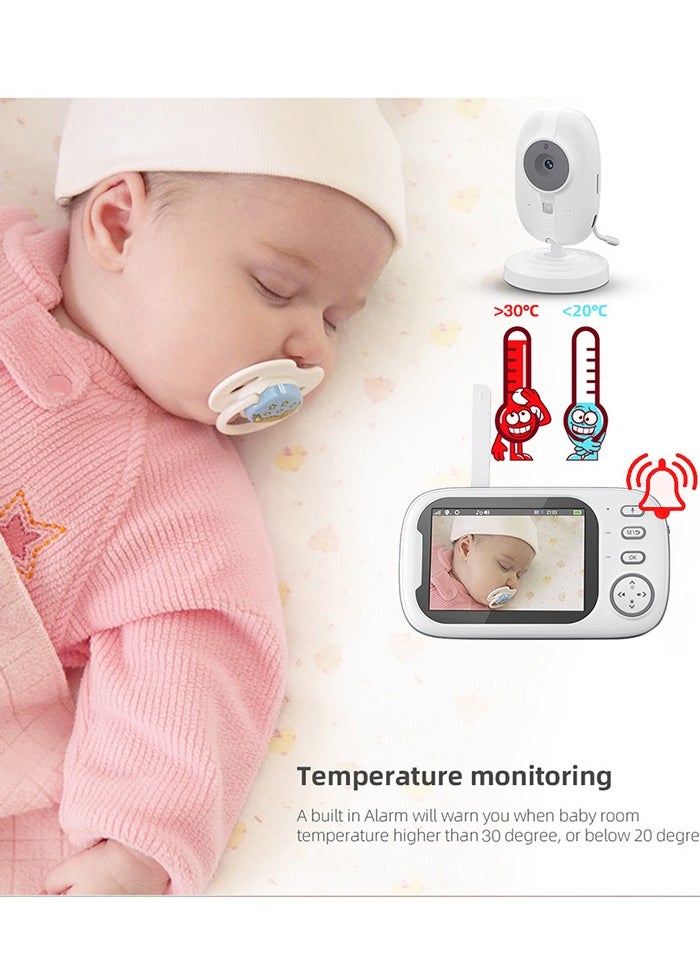 Generic - Wireless Video Baby Monitor,3.5 Inches Night Vision LCD Two Way Call - Image 1