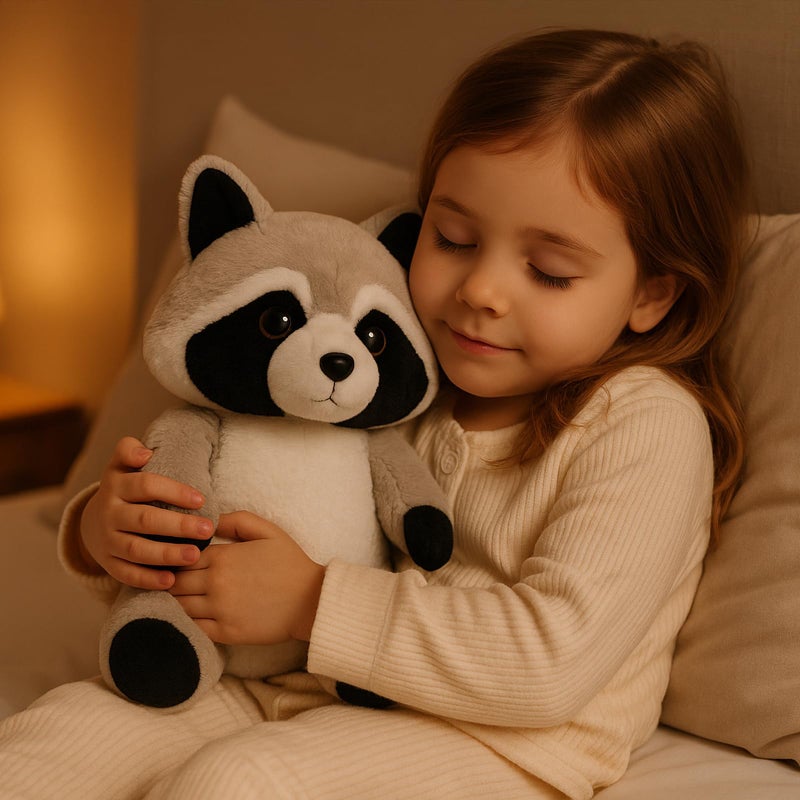 Weigedu Coon Raccoon Stuffed Animals  Raccoon Plush Toys For Boy Girl Kids Birthday  12 Inches - Image 2