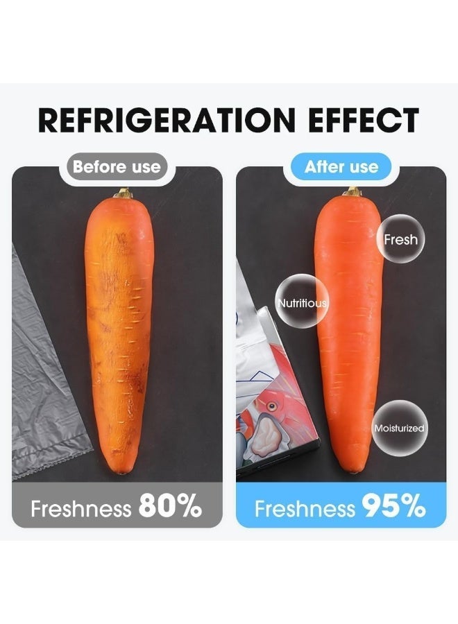 أكياس حفظ الطعام Food Saver من رقائق الألومنيوم القابلة لإعادة الاستخدام 10 قطع – أكياس تخزين محكمة الإغلاق بسحاب مقاوم للتسرب مقاس 23 × 17 سم لحفظ اللحوم والدواجن والمأكولات البحرية والخضروات والفواكه والوجبات الجاهزة، مناسبة للفريزر والثلاجة والمطبخ، عازلة للرطوبة والضوء، متينة وصديقة للبيئة - Image 5