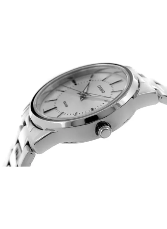 CASIO Women's Analog Display Watch With Silver Stainless Steel Strap - LTP-1303D-7A