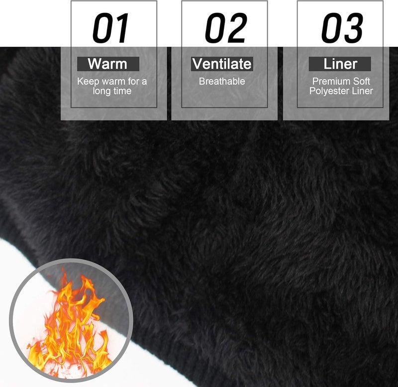 SVPRO Battery Heated Beanie Hat - Rechargeable Warm Winter Cap - Image 4