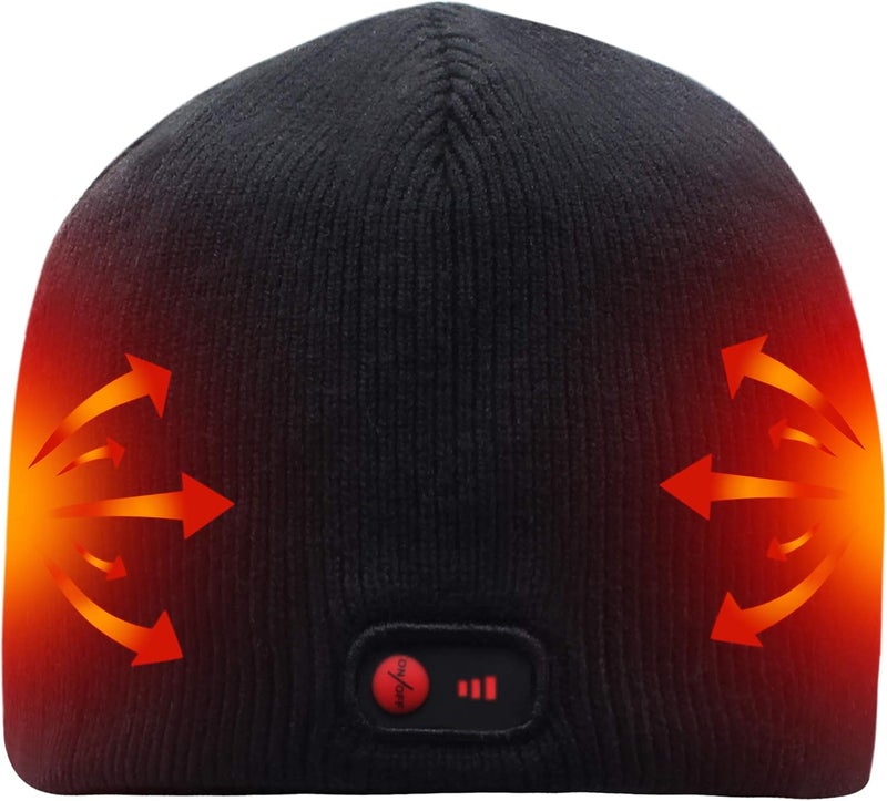 SVPRO Battery Heated Beanie Hat - Rechargeable Warm Winter Cap - Image 1
