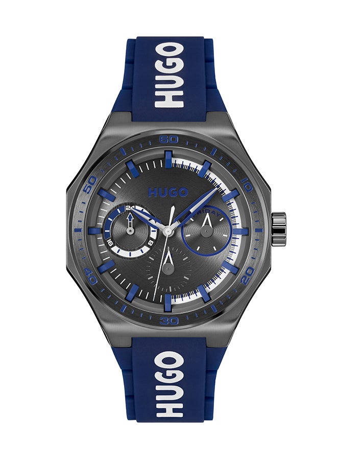 HUGO BOSS HUGO BOSS WATCH ROUND ANALOG MEN'S GREY CASE WATCH - 1530398 - Image 1