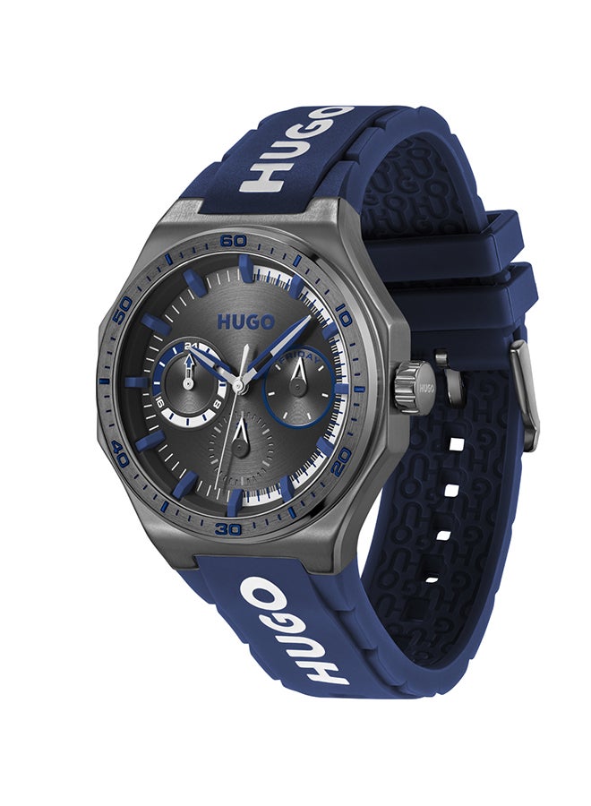 HUGO BOSS HUGO BOSS WATCH ROUND ANALOG MEN'S GREY CASE WATCH - 1530398 - Image 3