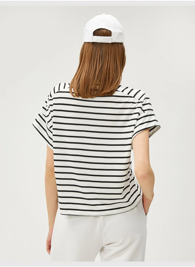 كوتون Short Sleeve T-Shirt Crew Neck