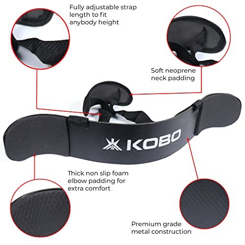 Kobo 22 Inches Long New Arm Blaster, Biceps Muscle Workout, Heavy Duty Thick Gauge, Padded for Men & Women - Image 4