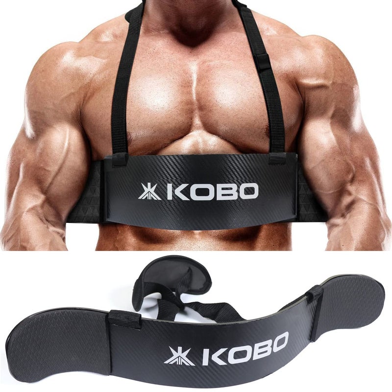 Kobo 22 Inches Long New Arm Blaster, Biceps Muscle Workout, Heavy Duty Thick Gauge, Padded for Men & Women - Image 5