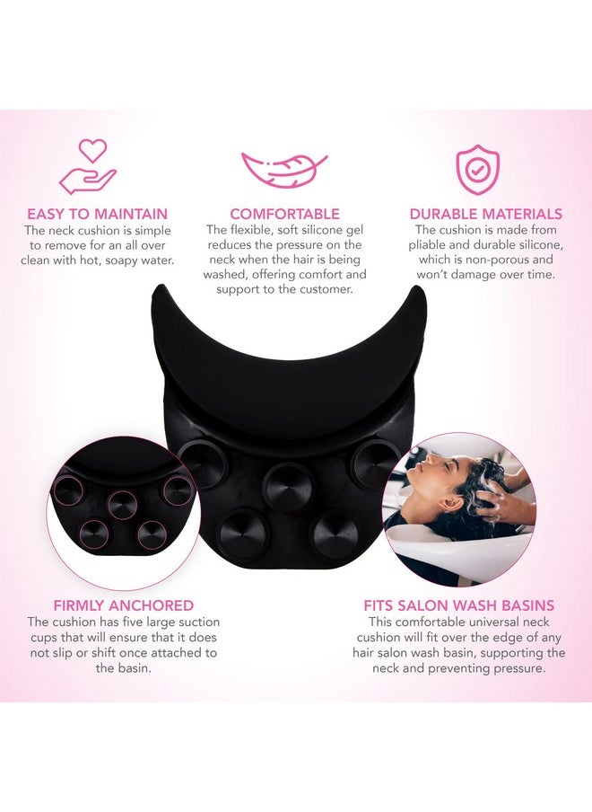 Salon Supply Co - Shampoo Bowl Neck Rest Neck Cushion For Salon Sinks Silicone Cushion For Wash Basin Salon Sink Neck Cushion Salon Neck Rest Shampoo Neck Rest For Sink - Image 1