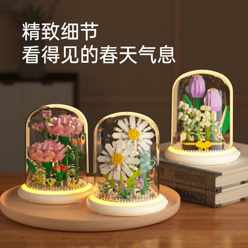 Jihui Yigao M1089 Building Block Flower Series Boys And Girls Educational Assembled Kidsren'S Toys Lover Gift - Image 4