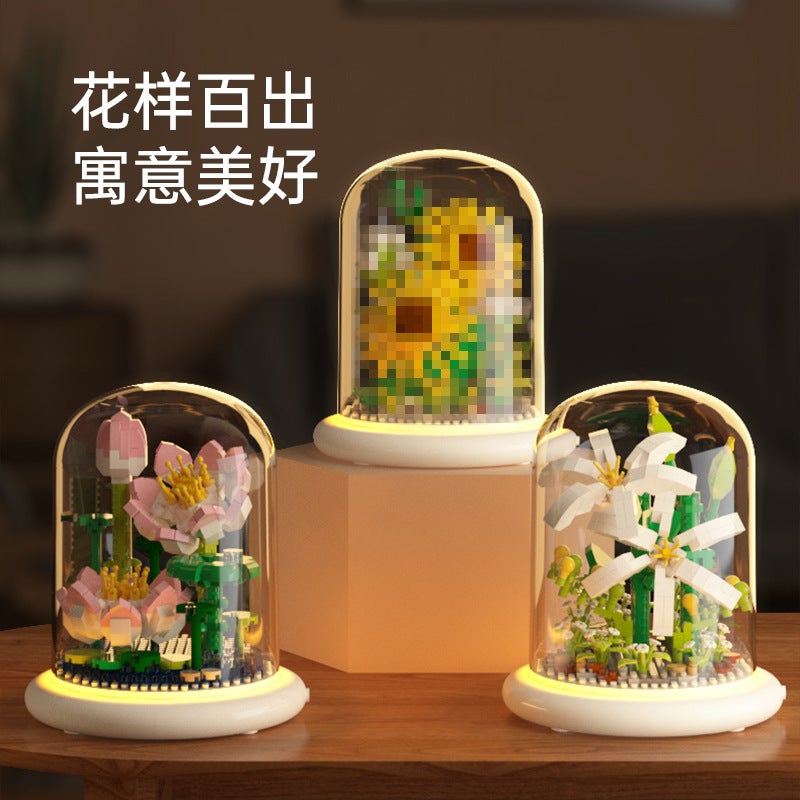 Jihui Yigao M1089 Building Block Flower Series Boys And Girls Educational Assembled Kidsren'S Toys Lover Gift - Image 3