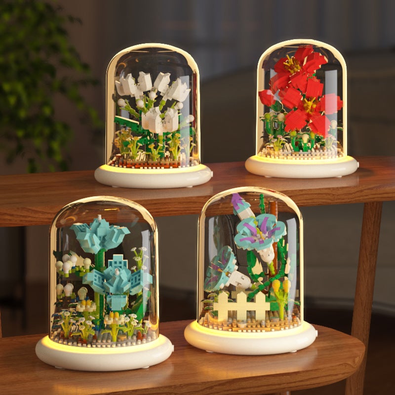 Jihui Yigao M1089 Building Block Flower Series Boys And Girls Educational Assembled Kidsren'S Toys Lover Gift - Image 2