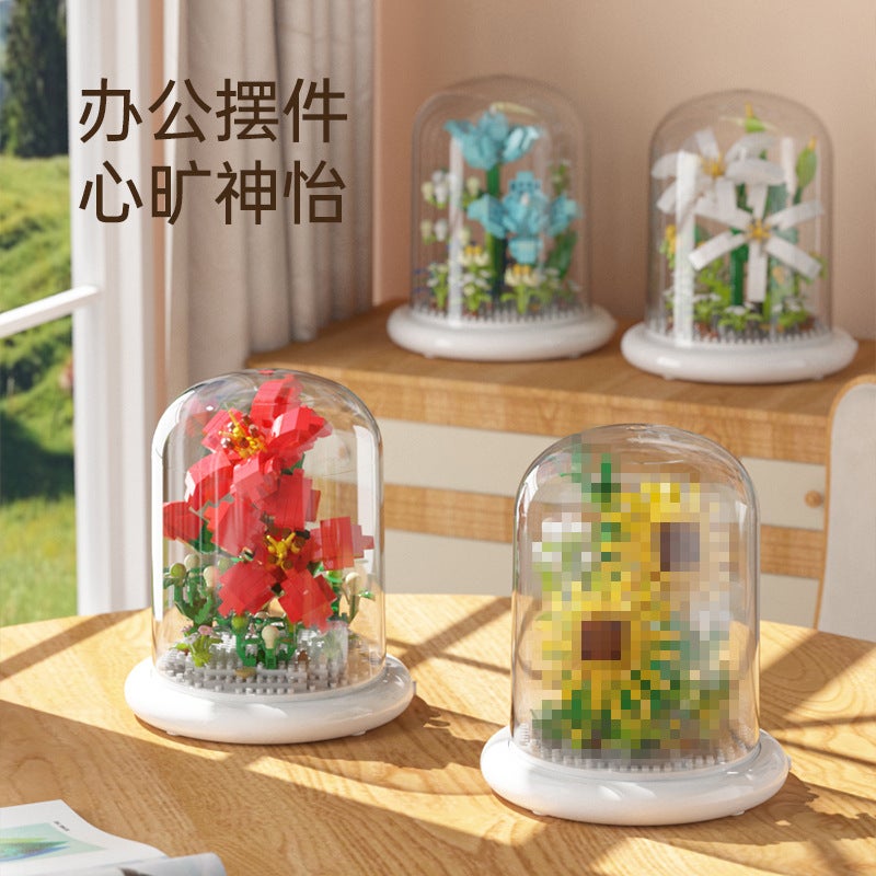 Jihui Yigao M1089 Building Block Flower Series Boys And Girls Educational Assembled Kidsren'S Toys Lover Gift - Image 5
