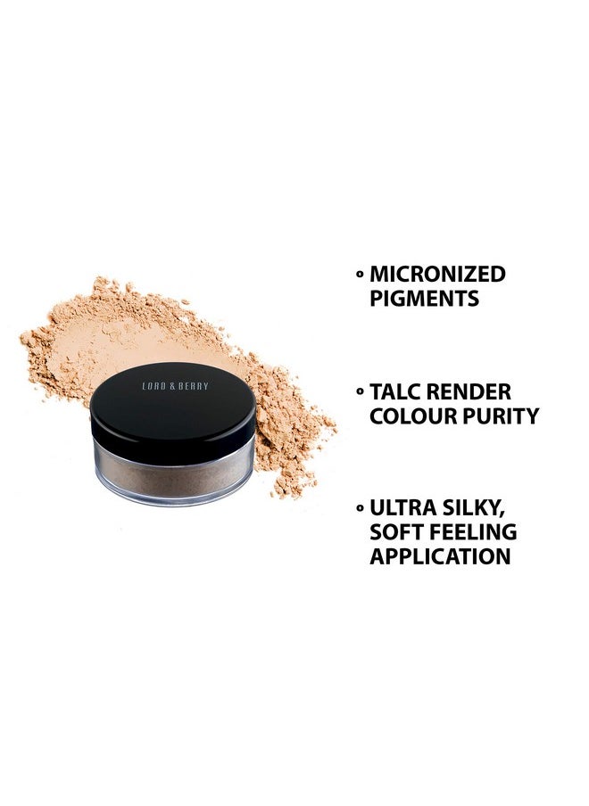 LORD & BERRY Loose Powder Finishing Touch Makeup Powder Sets Makeup Shine Control With Silky Matte Finish Lino  - Image 3
