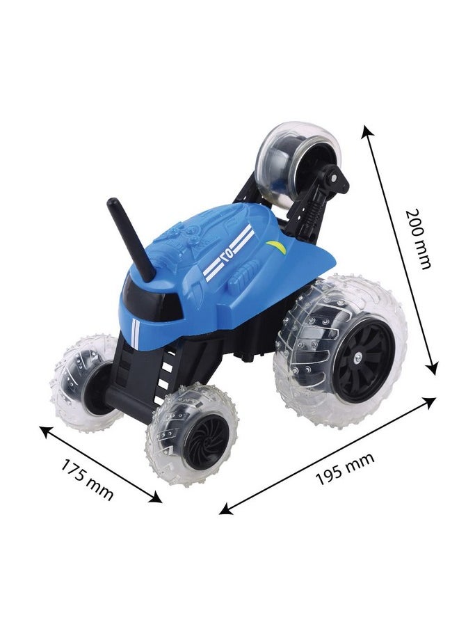Sharper Image Sharper Image Thunder Tumbler Stunt Wireless Remote Controlled Car|360° Rotating|High Speed Off Road|Top Brand in USA|Blue Color RC Car for Kids 6 Yrs+|Birthday Gift|Outdoor All Terrain|Made in India  - Image 5