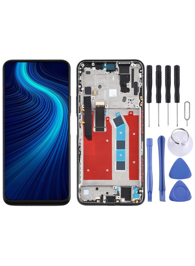 erorex Replacement OEM LCD Screen for Huawei Honor X10 5G Digitizer Full Assembly with Frame Black - Image 1