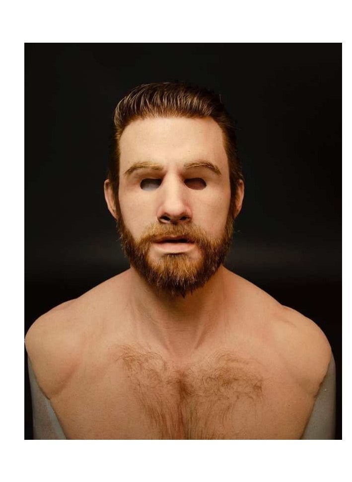 Generic - Latex Silicone Mask Realistic male man Face Cover - Image 1