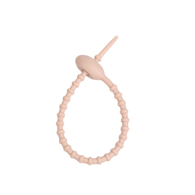 Tadpole Tie Colorfulful Silicone Tie Diy Keychain Trendy Bag Blind Box Strap Pendant Lanyard Winder - Image 1