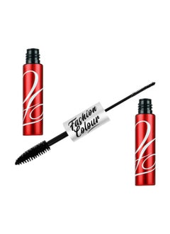 Fashion Colour Platinum Double Head Mascara 10ml Volumizing & Lengthening 2-in-1 Mascara for Upper & Lower Lashes Black  - Image 1
