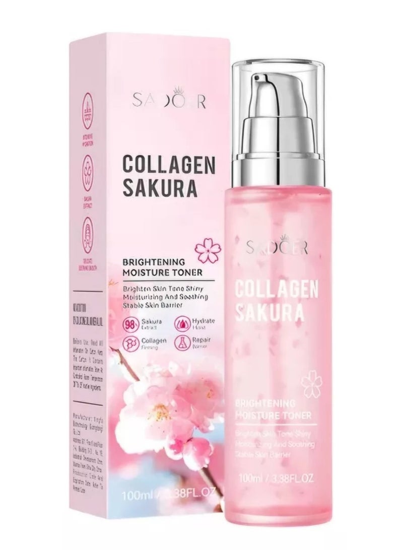 SADOER Sakura collagen Skin Barrier Repair Moisturize Lotion Anti Aging Cream Day Night Cream - Image 1