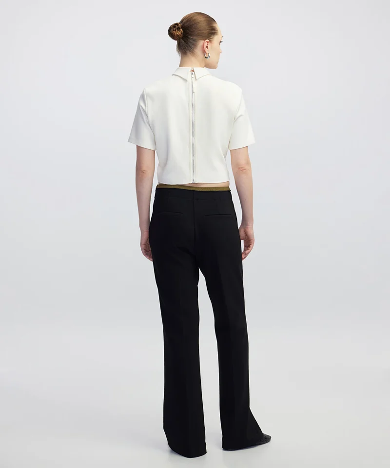 Ipekyol  Contrast Waist Trousers for Women | Best Price UAE