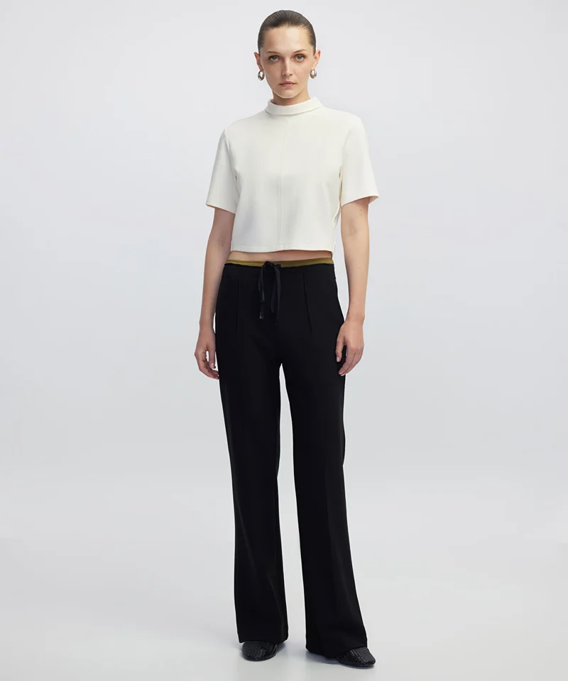 ابيكول Contrast Waist Trousers