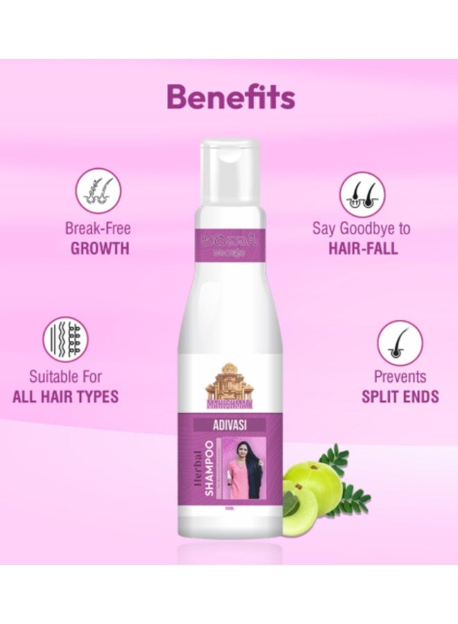 شامبو أديفاسي العشبي لفروة رأس صحية ونمو شعر صحي - 200 مل - Image 3