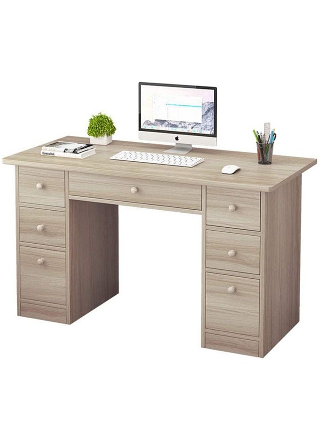 Generic - Computer Desk, Writing Desk with Drawers, Home Office Study Desk, Computer Table Work Desk Corner Desk - Image 1