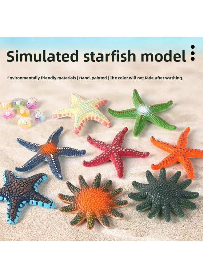 Children's Soft Rubber Model Simulation Starfish Model Factory Direct Simulation Toy Marine Life Baby Gift