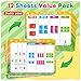 PraxiKidy 12 Pack Place Value Chart Dry Erase Flash Cards 9 x 12 Small White Board Addition and Subtraction Math Manipulatives 1st 2nd 3rd Grade Classroom Teacher Homeschool Supplies Essential - Image 4