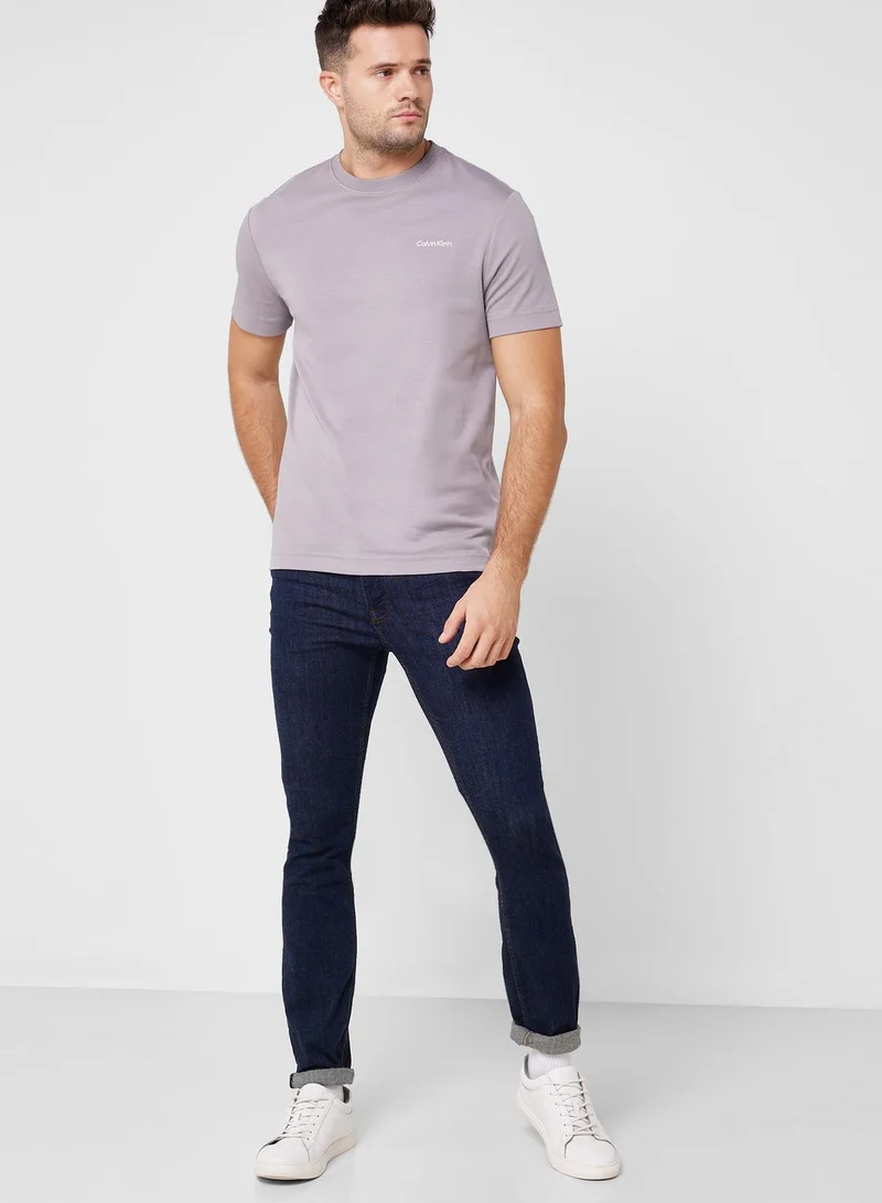 CALVIN KLEIN Logo Crew Neck T-Shirt