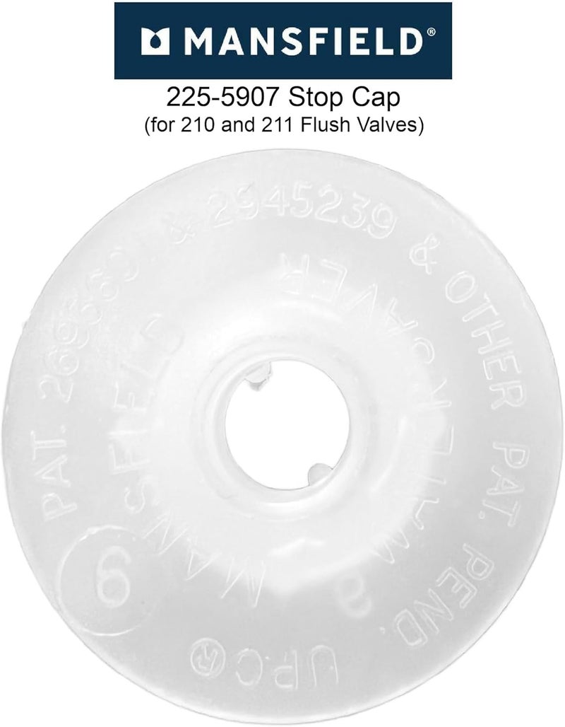 Mansfield 225-5907 Stop Cap for 210 and 211 Flush Valves - Image 2