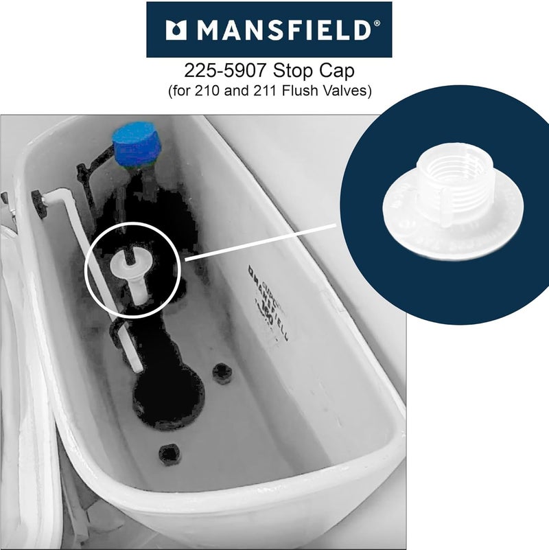 Mansfield 225-5907 Stop Cap for 210 and 211 Flush Valves - Image 5