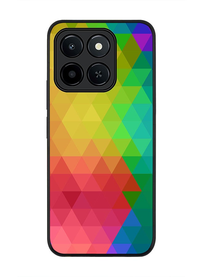 For Honor X6c Case,Slim fit Camera Protection, Shockproof Thin Phone cover  - Tropical Prism