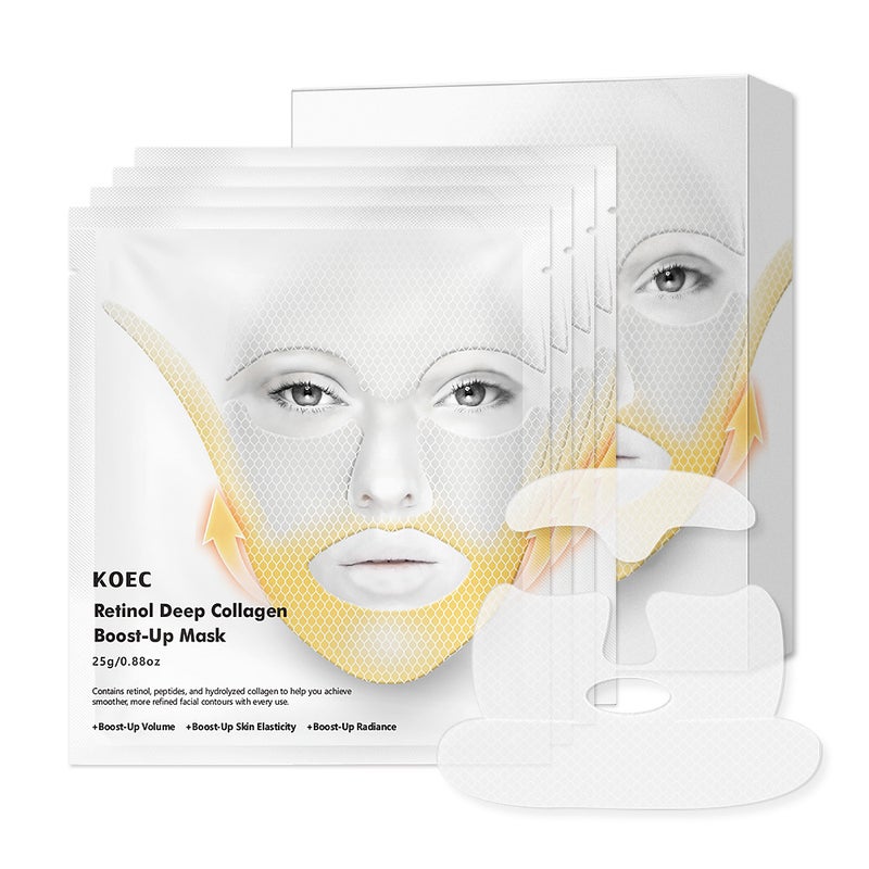 Koec Collagen Skincare Set Silk Peptide Ampoule + Water Emulsion Essence + Collagen Capsule Cream Tk Item - Image 4