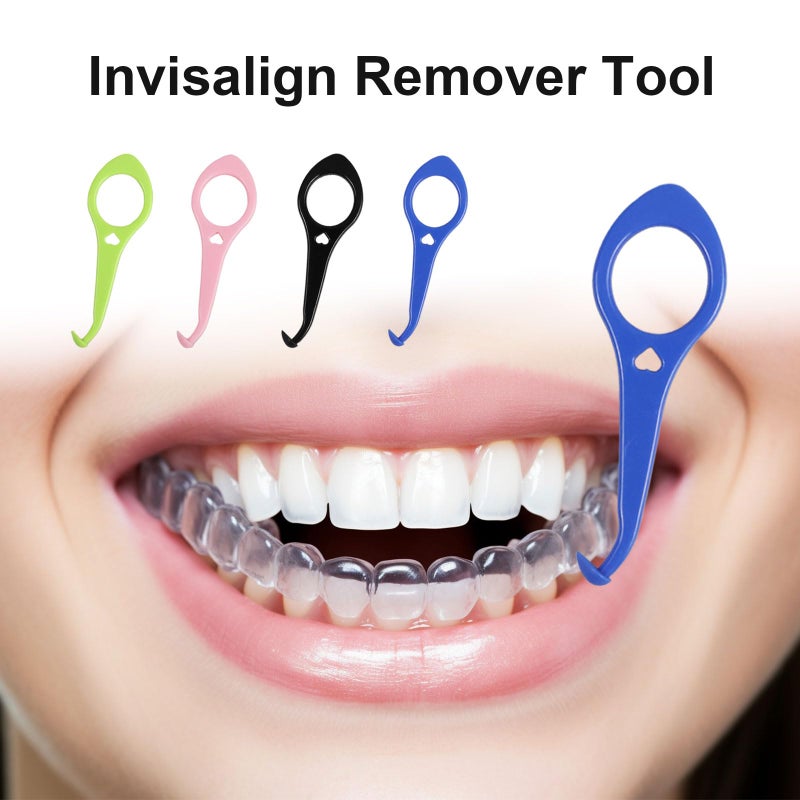 BICASUU Clear aligner removal tool-invisible removable braces, invisible aligner remover-aligner remover-fixer remover (16pcs) - Image 3