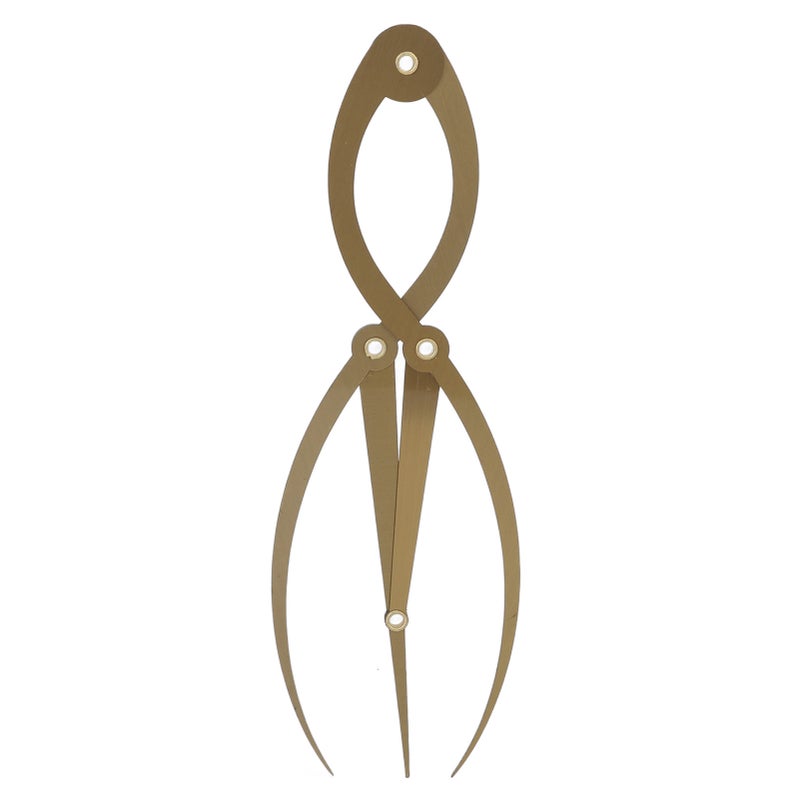 Eyebrow Ruler Multifunctional Stainless Steel 3 Point Positioning Ruler for Beginners Tattoo Artists Gold - Image 4