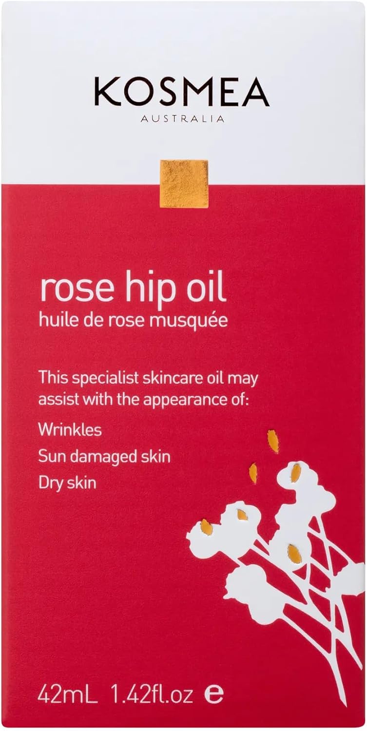 KOSMEA Certified Organic Rose Hip Oil - 42 ML - Image 2
