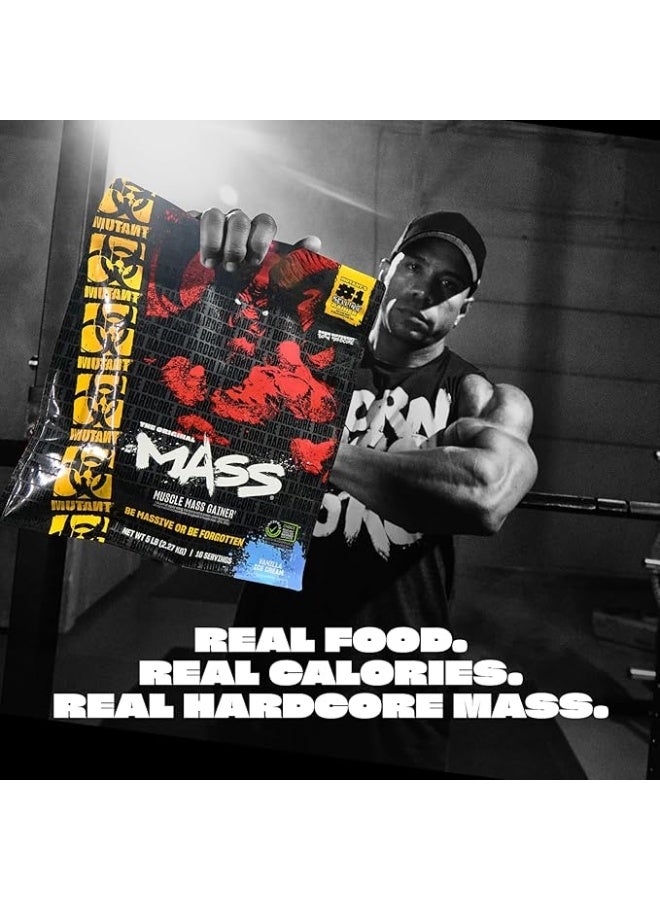 Mutant مسحوق بروتين MUTANT ماس وايت غاينر مع مزيج من بروتين مصل اللبن، المركز، والكازين، لاهتزازات التمارين عالية السعرات الحرارية، العصائر والمشروبات، 6.8 كجم (15 رطل) - شوكولاتة ثلاثية - Image 3