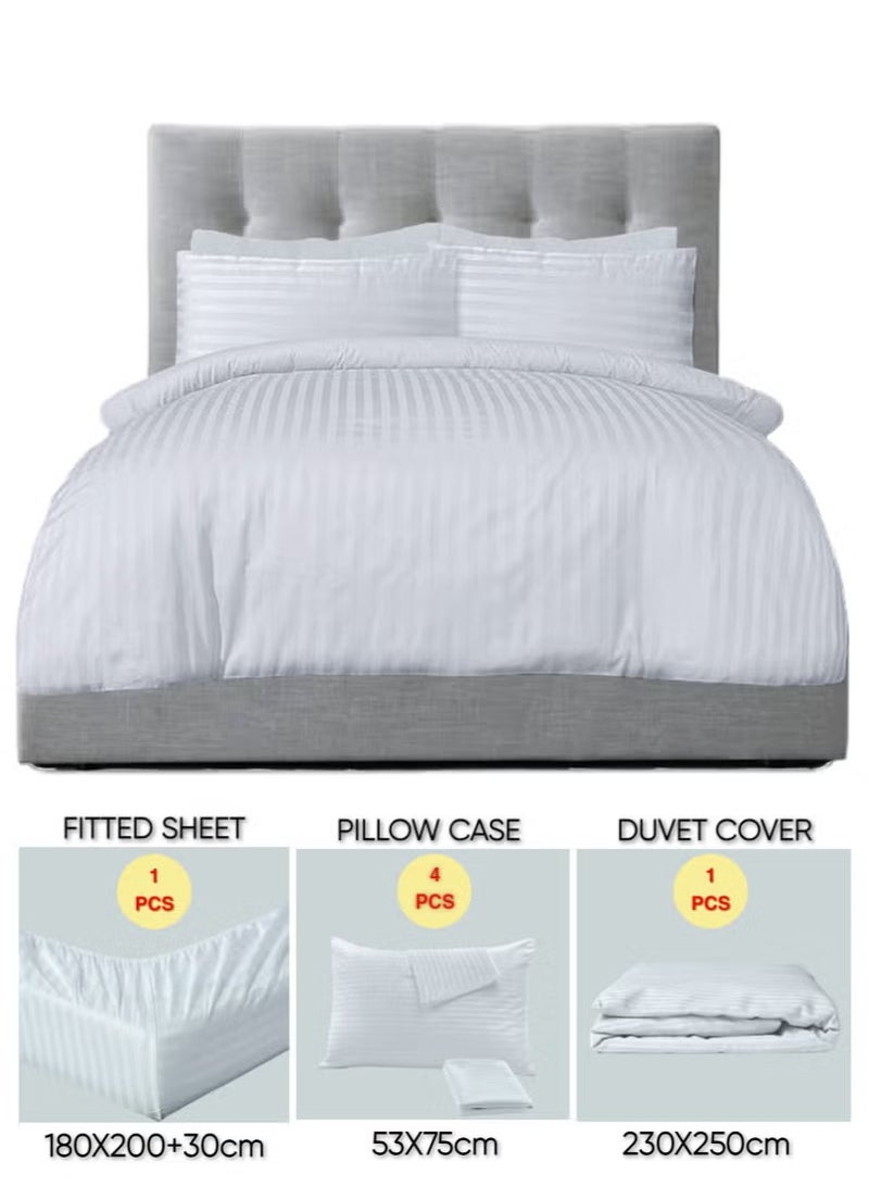 6 Pieces King Size Duvet Cover Set
