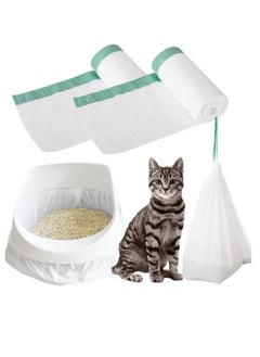 Cat Litter Box Liners Jumbo Disposable Bags with Drawstring for Cat Kitty Pet Waste Litter Box Bag 2 Rolls, Extra-Thick Scratch Resistant - pzsku/ZA1F29AC55722ABF8A6B7Z/45/_/1718432703/9affccf1-5885-433c-8e2e-12bc5be4bac0