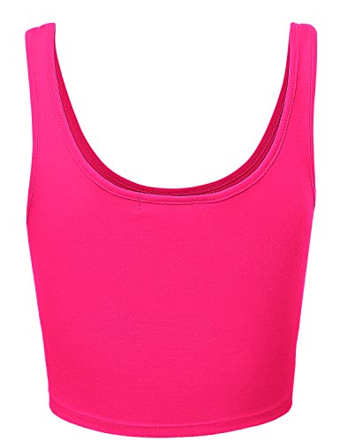 HATOPANTS Women Sleeveless Racerback Crop Tank Top Cami Backless Scoopneck Shirts HOTPI M - Image 3