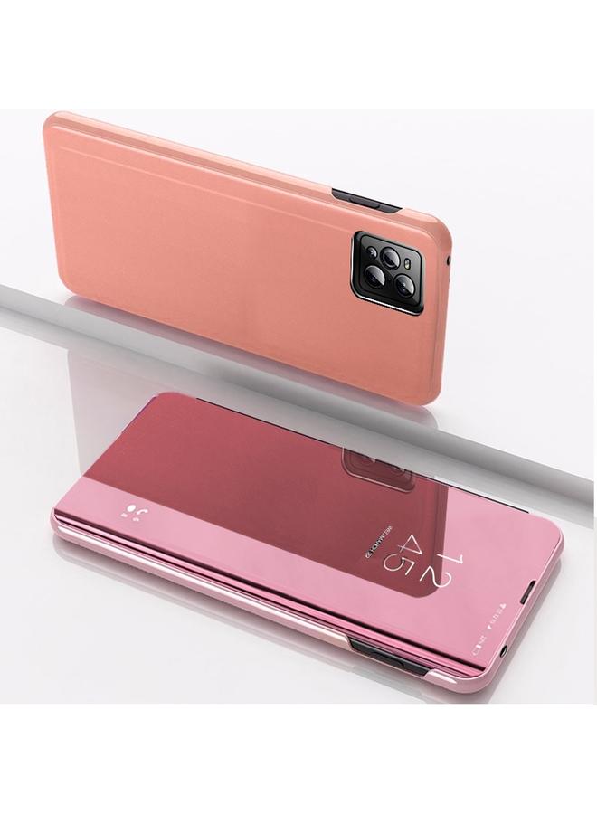 اس-توب جراب لهاتف OPPO Find X3 / Find X3 Pro جراب جلدي أفقي قابل للطي مع حامل ومرآة مطلية - Image 1