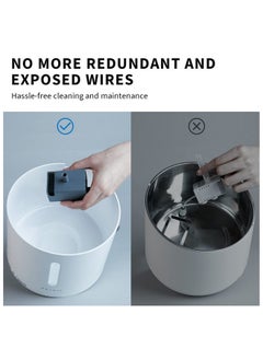 PetKit Eversweet Solo 2 Cat Water Fountain With Wireless Pump, Ultra Quiet 70Oz/2L Pet Water Fountain For Cats And Dogs Inside, 3 Working Modes, Visualization Window, App Control  - Image 3