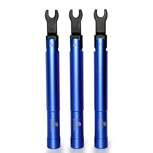UU TOJOIN SMA Torque Wrench for RF Connector 8mm Opening 09 Nm Torque Alloy Steel Material Blue Color - Image 1