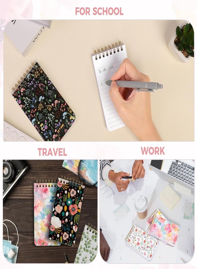 SKYDUE Small Notebooks，Pocket Notepads with Aesthetic Covers, Mini Spiral Notebook with Lined Pages Nursing School Essentials, Set Of 8 - Image 4